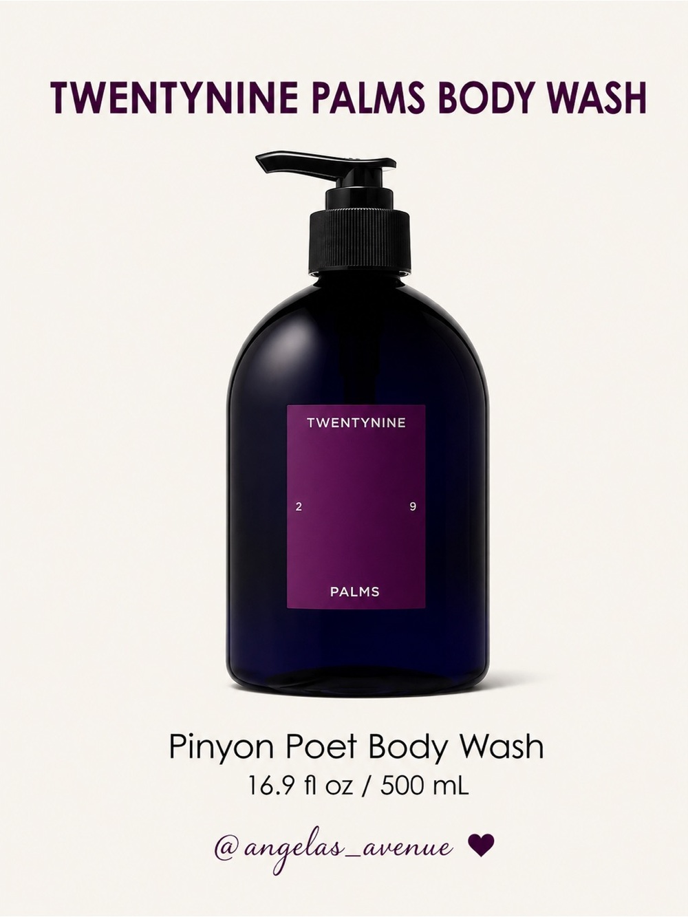 29 Palms BODY WASH - Pinyon Poet Body Wash